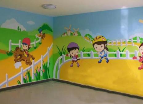 广水幼儿园墙体彩绘制作流程及注意事项