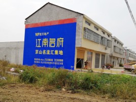 广水农村墙体广告在不同形式上面展现的不同特色