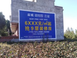 广水墙体广告的好处