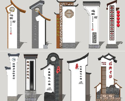 广水美丽乡村标识标牌有哪些分类？